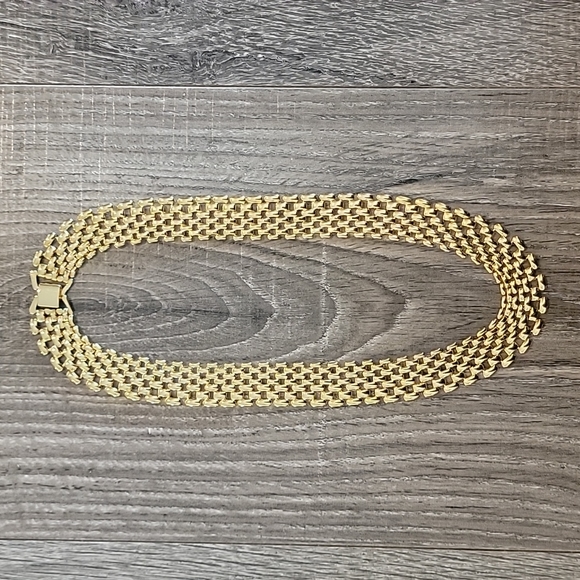 Vintage Premier Designs Goldtone Link Necklace - Picture 1 of 5